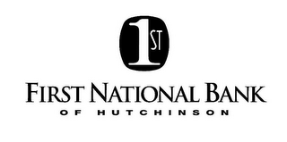 1ST FIRST NATIONAL BANK OF HUTCHINSON