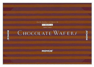 CHOCOLATE WAFERS HAZEL CREAM ROYCE' ROYCE' ROYCE'