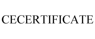 CECERTIFICATE