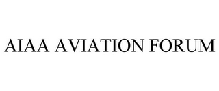 AIAA AVIATION FORUM