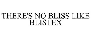 THERE'S NO BLISS LIKE BLISTEX