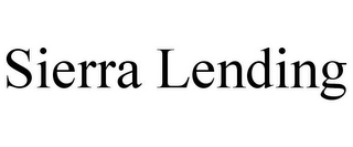 SIERRA LENDING