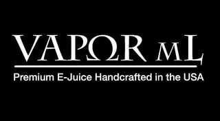 VAPOR ML PREMIUM E-JUICE HANDCRAFTED IN THE USA