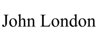 JOHN LONDON