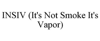 INSIV (IT'S NOT SMOKE IT'S VAPOR)