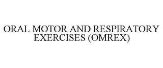 ORAL MOTOR AND RESPIRATORY EXERCISES (OMREX)