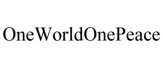 ONEWORLDONEPEACE