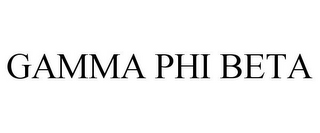 GAMMA PHI BETA