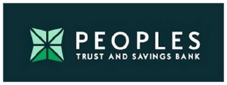 PEOPLES TRUST AND SAVINGS BANK