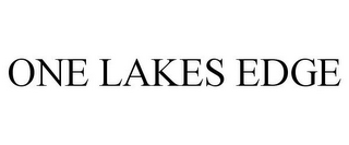 ONE LAKES EDGE