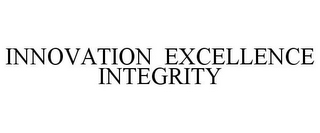 INNOVATION EXCELLENCE INTEGRITY