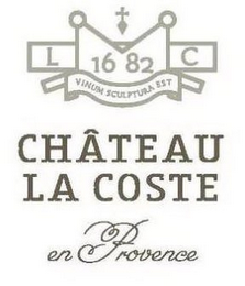 CHATEAU LA COSTE EN PROVENCE 1682 L C VINUM SCULPTURA EST