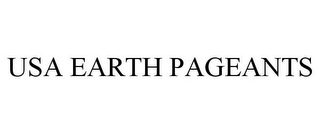 USA EARTH PAGEANTS