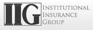 IIG INSTITUTIONAL INSURANCE GROUP