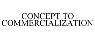 CONCEPT TO COMMERCIALIZATION