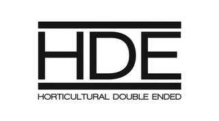 HDE HORTICULTURAL DOUBLE ENDED