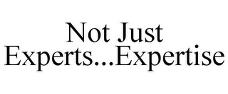 NOT JUST EXPERTS...EXPERTISE