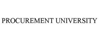 PROCUREMENT UNIVERSITY