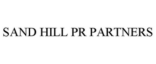 SAND HILL PR PARTNERS