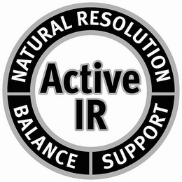 ACTIVE IR NATURAL RESOLUTION BALANCE SUPPORT