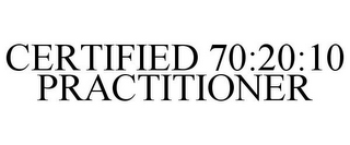 CERTIFIED 70:20:10 PRACTITIONER