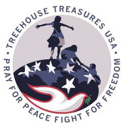 TREEHOUSE TREASURES USA PRAY FOR PEACE FIGHT FOR FREEDOM