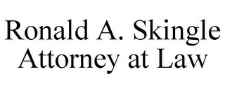 RONALD A. SKINGLE ATTORNEY AT LAW