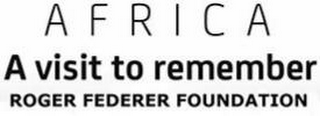 AFRICA A VISIT TO REMEMBER ROGER FEDERER FOUNDATION