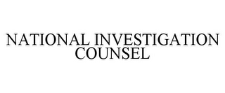 NATIONAL INVESTIGATION COUNSEL