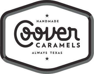 HANDMADE COOVER CARAMELS ALWAYS TEXAS