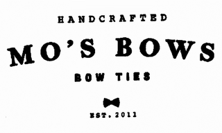 MO'S BOWS HANDCRAFTED BOW TIES EST. 2011