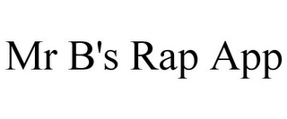 MR B'S RAP APP