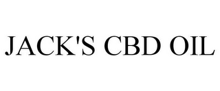 JACK'S CBD OIL