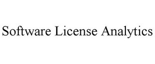 SOFTWARE LICENSE ANALYTICS