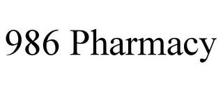986 PHARMACY