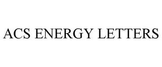 ACS ENERGY LETTERS