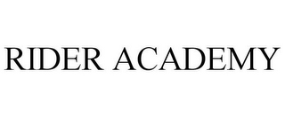 RIDER ACADEMY