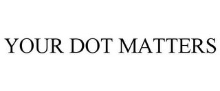 YOUR DOT MATTERS