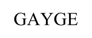 GAYGE