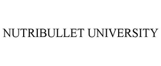 NUTRIBULLET UNIVERSITY