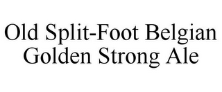 OLD SPLIT-FOOT BELGIAN GOLDEN STRONG ALE