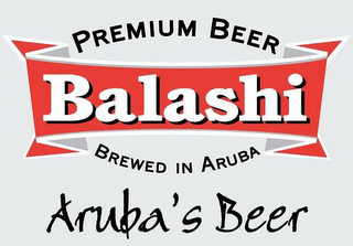 BALASHI PREMIUM BEER BREWED IN ARUBA ARUBA'S BEER