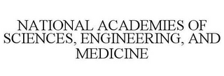 NATIONAL ACADEMIES OF SCIENCES, ENGINEERING, AND MEDICINE