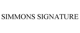 SIMMONS SIGNATURE