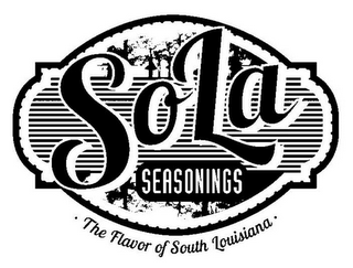 SOLA SEASONINGS ·THE FLAVOR OF SOUTH LOUISIANA·