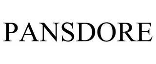 PANSDORE