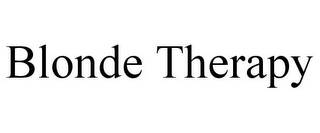 BLONDE THERAPY