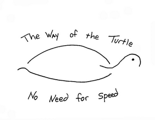 THE WAY OF THE TURTLE NO NEED FOR SPEED