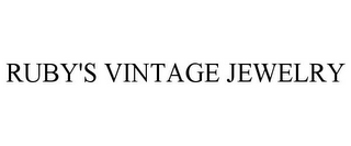 RUBY'S VINTAGE JEWELRY