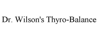 DR. WILSON'S THYRO-BALANCE